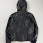 Louis Vuitton V Logo Patch Leather Drawstring Hood Jacket SS 2015 - M