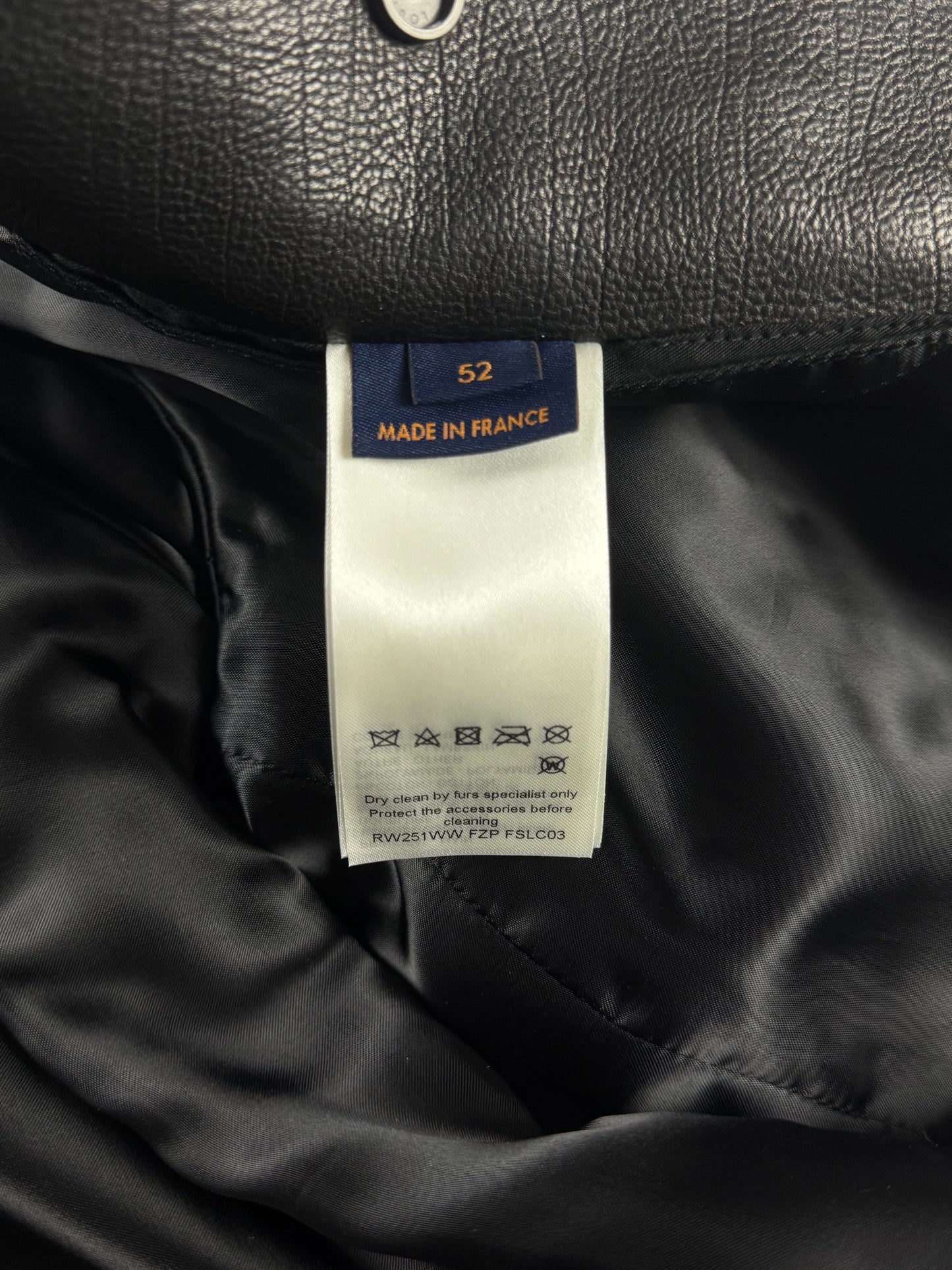 Louis Vuitton Unreleased Blue Neon Minimalist Perfect Tailored Lambskin Leather Jacket SS 2025 - L