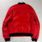 Balenciaga Alexander Wang Red Silk Bomber Jacket SS 2013 - M