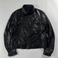 Prada Black Leather Jacket FW 2011 - L