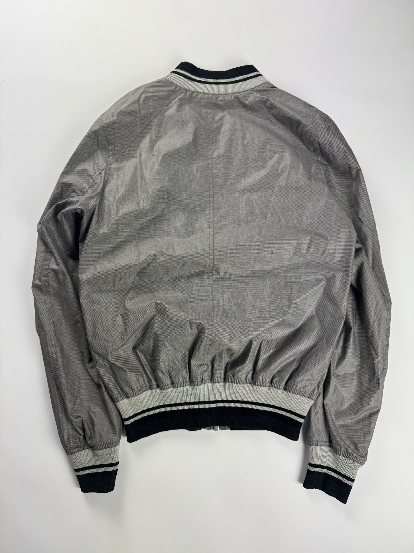 Dior Homme Kris Van Assche Smoke Grey Bomber Light Bee Jacket SS 2010 - S