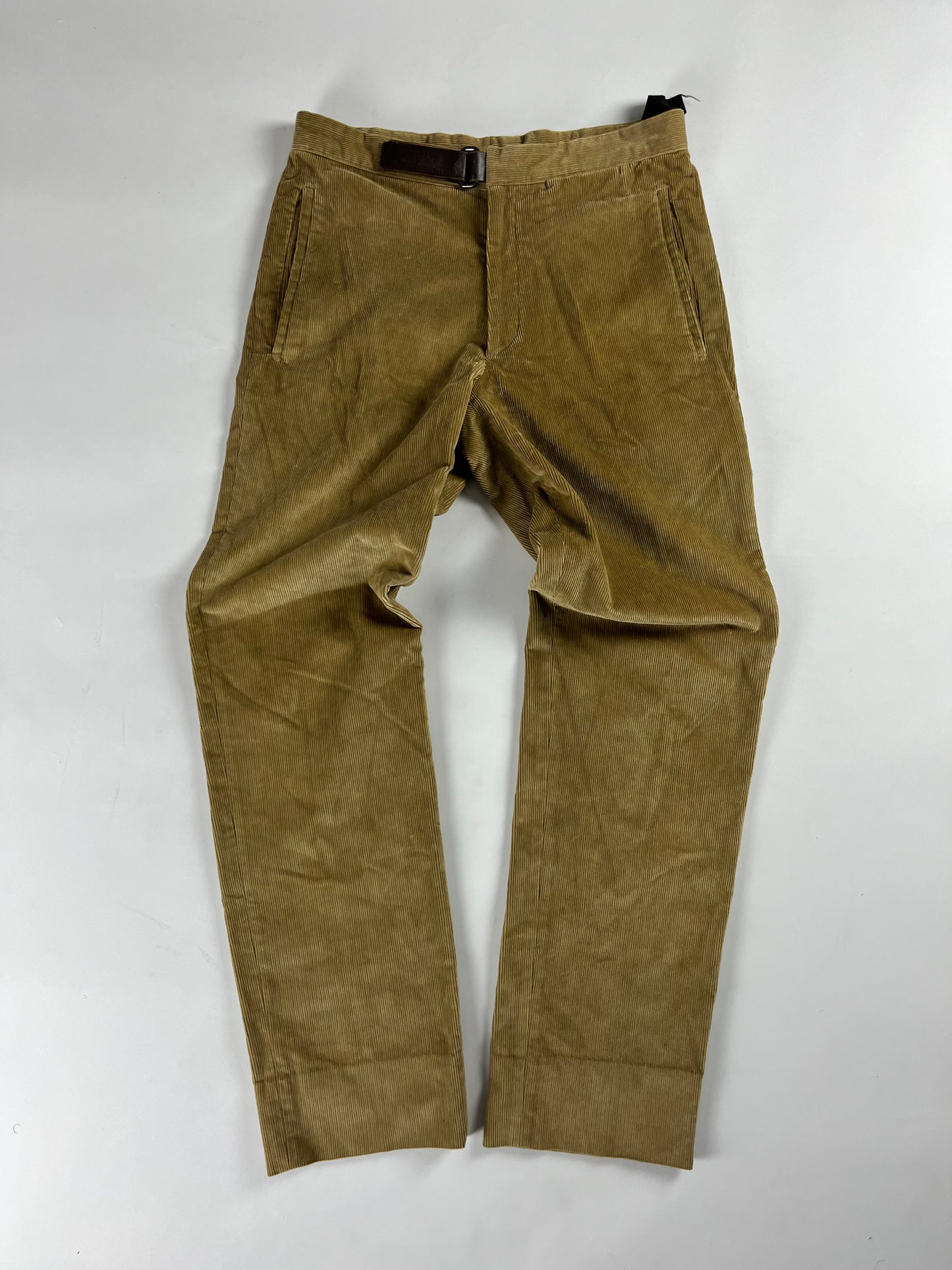 Prada Camel Corduroy Strapped Pants FW 1999 - S