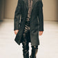 Prada Milano Dark Leather Flare Pants FW 2001 - M