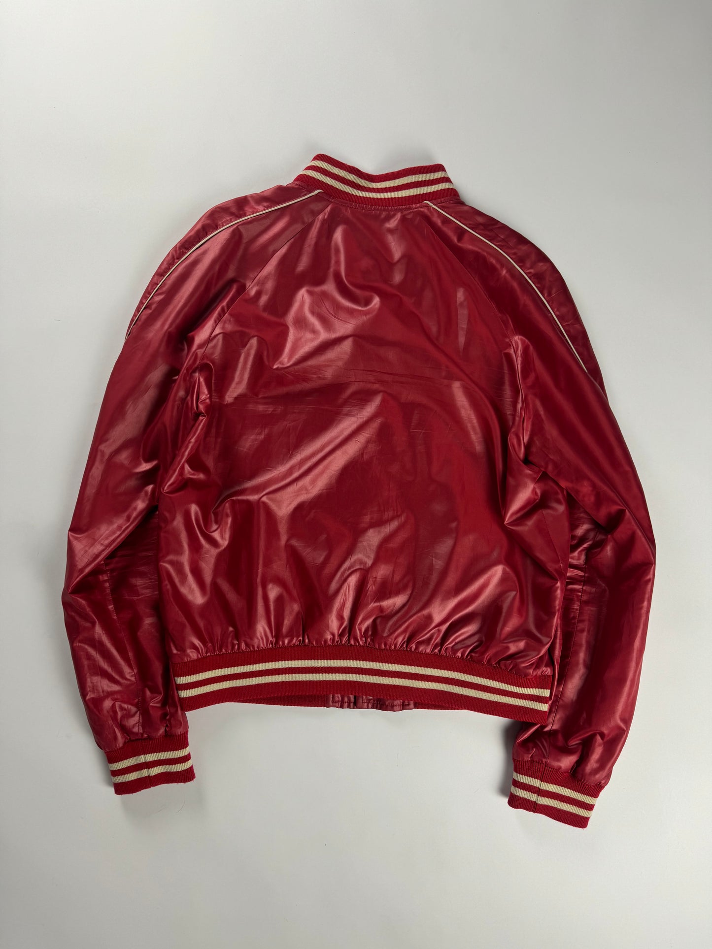 Celine Hedi Slimane Nylon Teddy Bomber Jacket SS 2020 - M