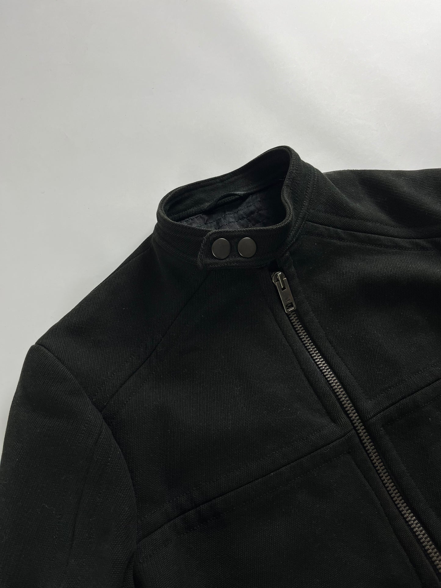 Gucci Black Paneled Moto Jacket FW 2004 - M