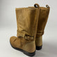 Yves Saint Laurent Rive Gauche Pony Hair Belted High Boots 2000s - 35 EU