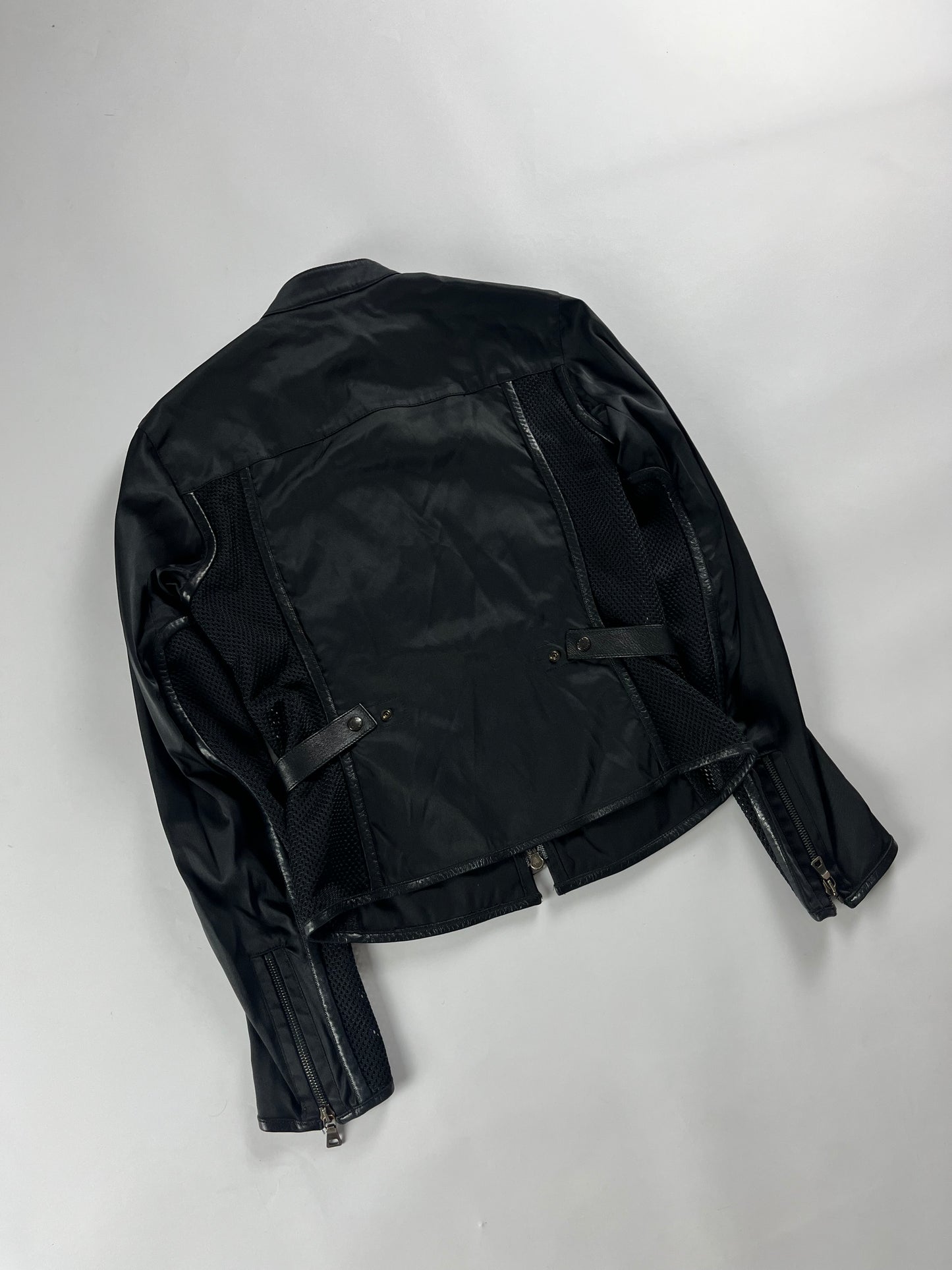 Prada Mesh Leather Light Jacket SS 2000 - S