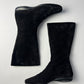 Prada Linea Rossa Black Suede Boots FW 1998 - 41 IT/42 EU