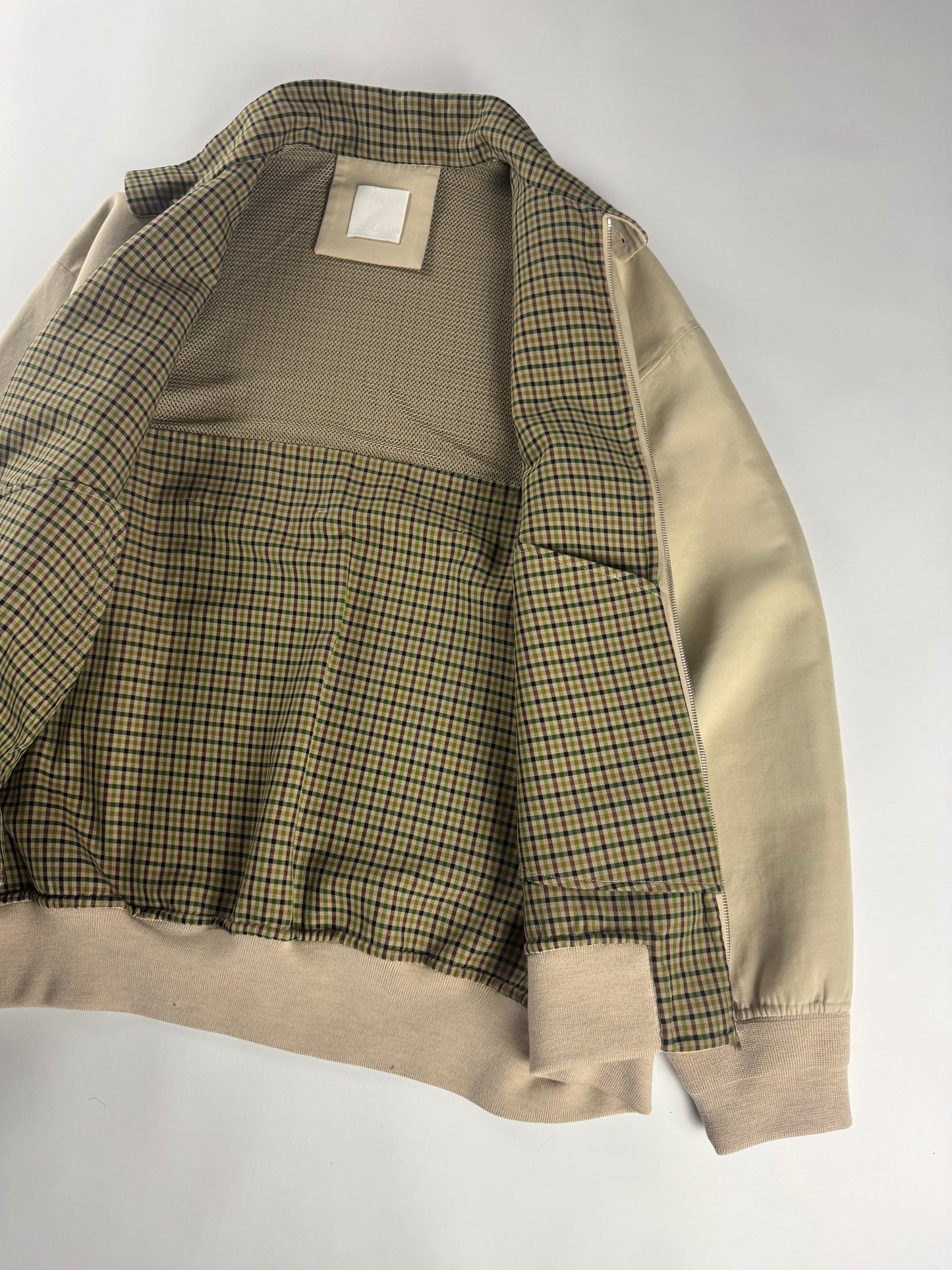 Givenchy Sample Inside Kilted Print Boxy Bomber Jacket SS 2024 - M