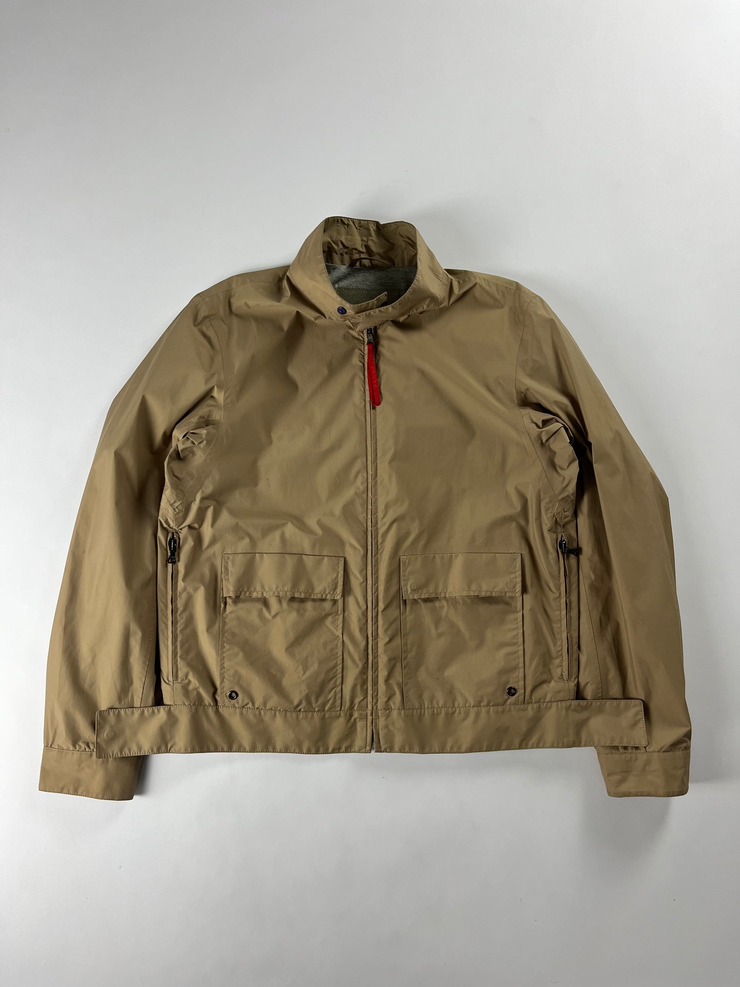 Prada Sand Camel Technical Nylon Jacket SS 2000 - M