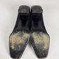 Prada Soft Black Square Toe Heels 1990s - 38,5 IT/39 EU
