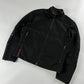 Prada Mesh Leather Patch Elbows Moto Jacket SS 2000 - L