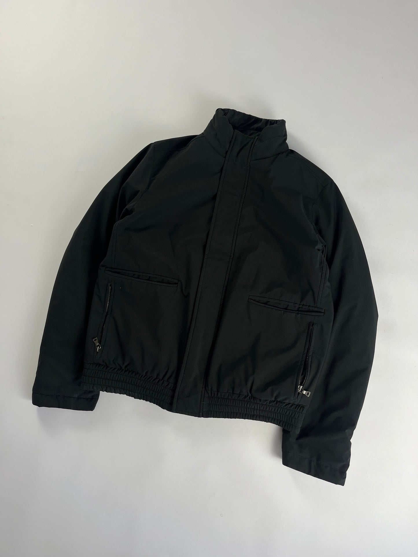 Prada Shadow Double Side Nylon Puffer Down Jacket 2000s - L