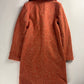 Balenciaga Nicolas Ghesquière Double Breasted Burnt Orange Wool Elegant Coat FW 2004 - S
