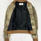 Celine Sample Light Brown Satin Bomber Jacket 2020s - S