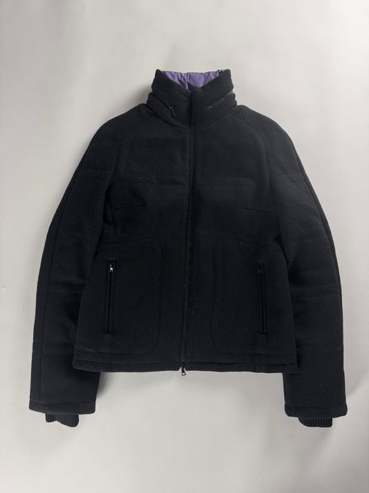 Miu Miu Inside Purple Packable Hood Puffer Jacket 2010s - S