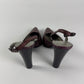 Prada Crocodile Leather Effect Pumps Heels 2000s - 38 IT/39 EU