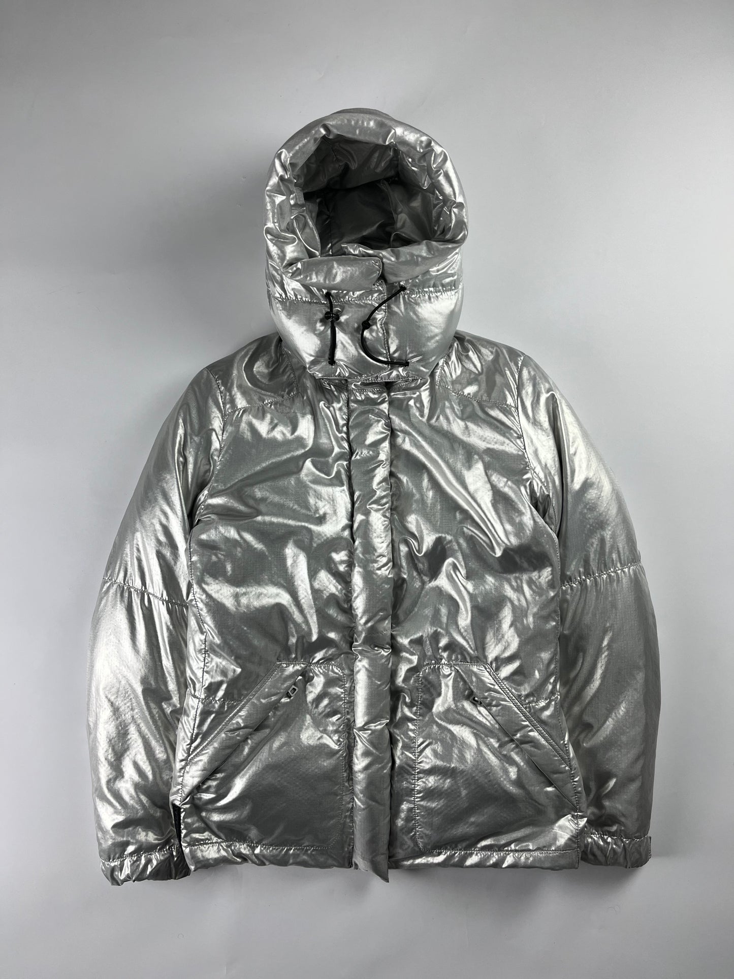 Prada Silver Astro Puffer Jacket FW 2006 - S