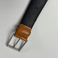 Prada Brown Premium Ostrich Leather Belt 2000s - 90 CM