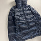 Prada Milano Triangle Logo Navy Puffer Turtleneck Jacket FW 2010 - S