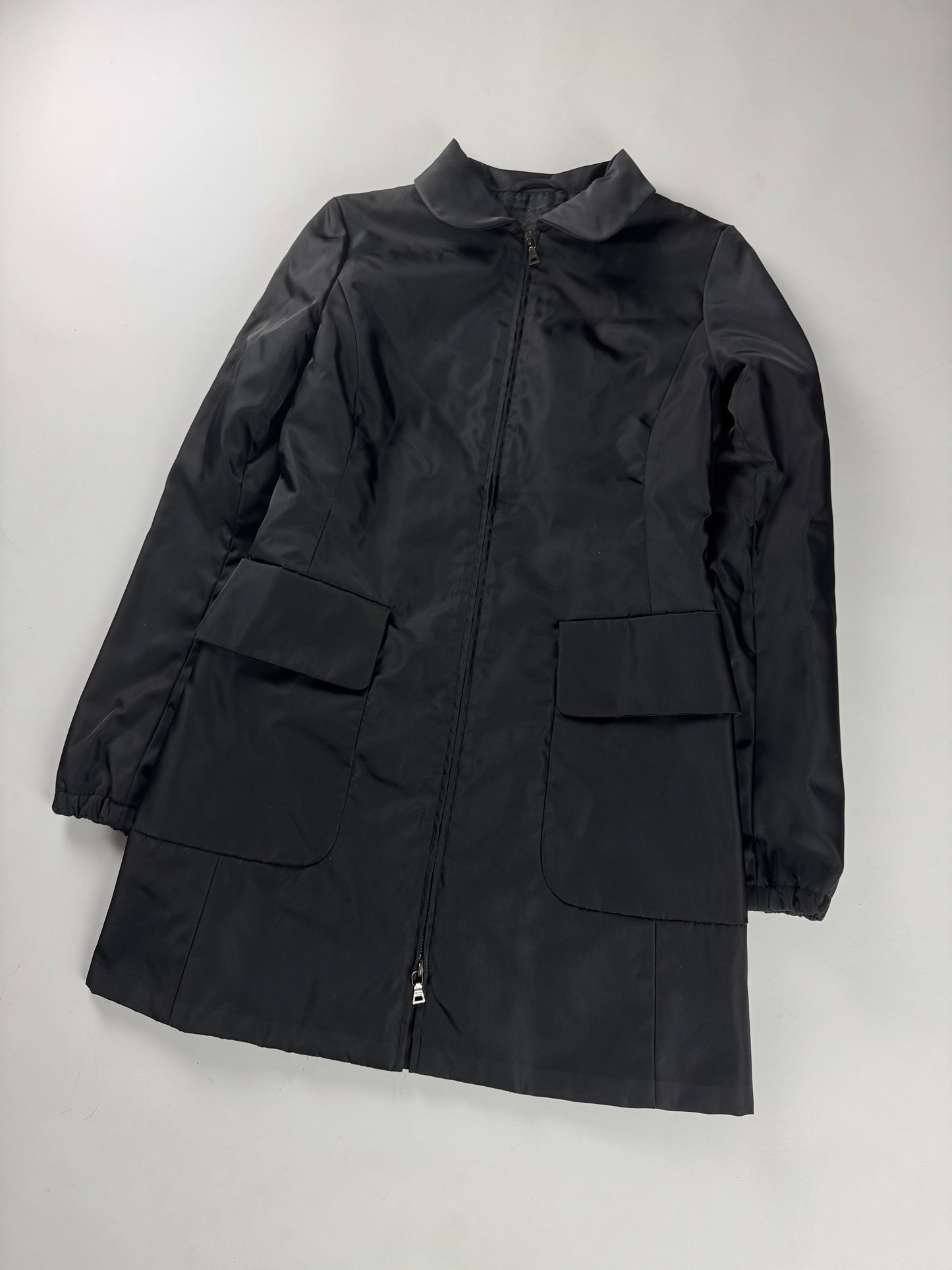 Prada Inside Monogram Double Zip Nylon Coat SS 2010 - XS