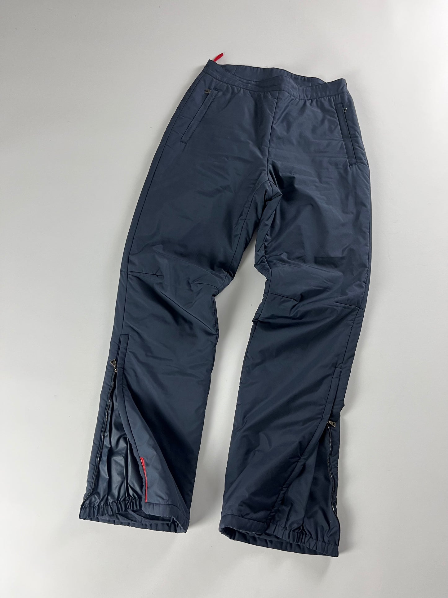 Prada Linea Rossa Nylon Flare Pants SS 2000 - M