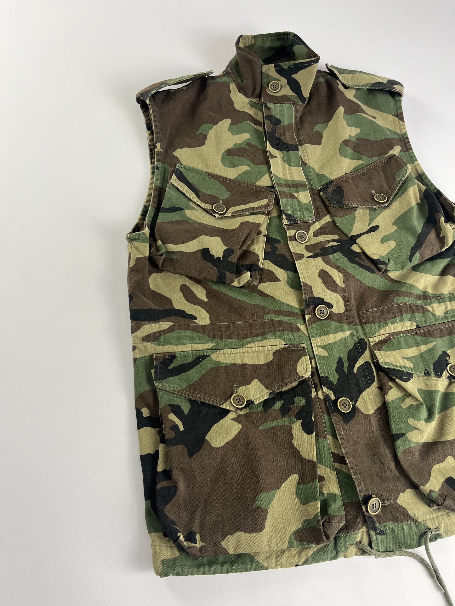 Saint Laurent Sample Military Camo Vest SS 2016 - M