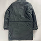 Prada Linea Rossa Long Dark Green Asymmetric Zipper Puffer Jacket FW 1999 - S