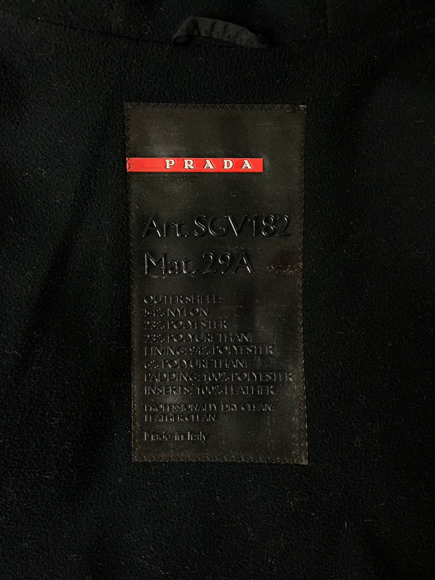 Prada Linea Rossa Balaclava Riot Jacket FW 1999 - L