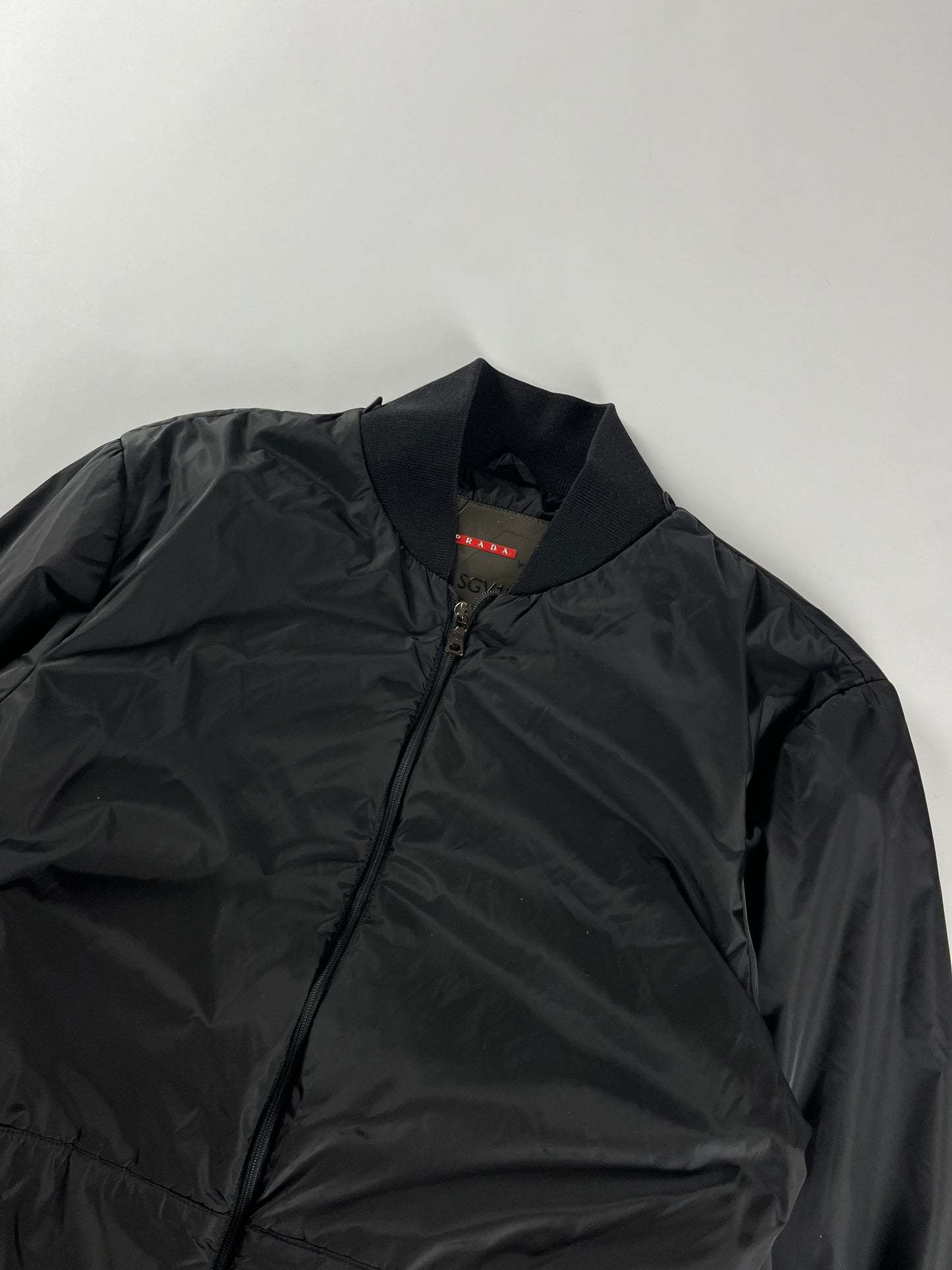 Prada Linea Rossa Essentiel Bomber Jacket 2000s - M