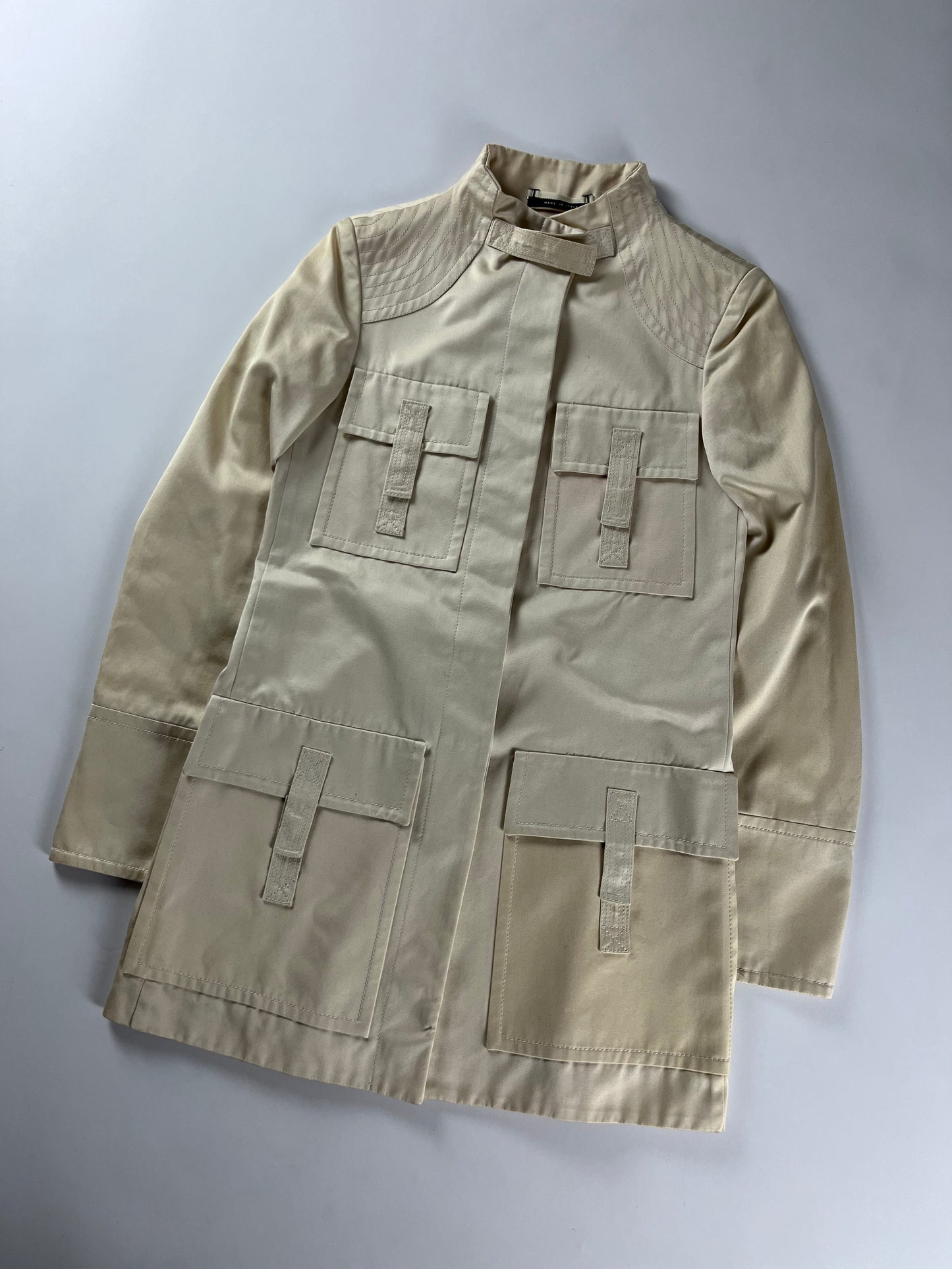 Gucci Tom Ford Multi Pocket Saharienne Trench SS 2003 - S