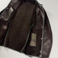 Louis Vuitton Dark Brown Light Leather Trucker Buttoned Jacket 2000s - L