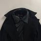 Dirk Bikkembergs Fleece Nylon Belted Coat 2000s - S