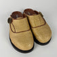Dior x Denim Tears Sample Peace Sign Buckle Oblique Brown Mules FW 2023 - 44 EU