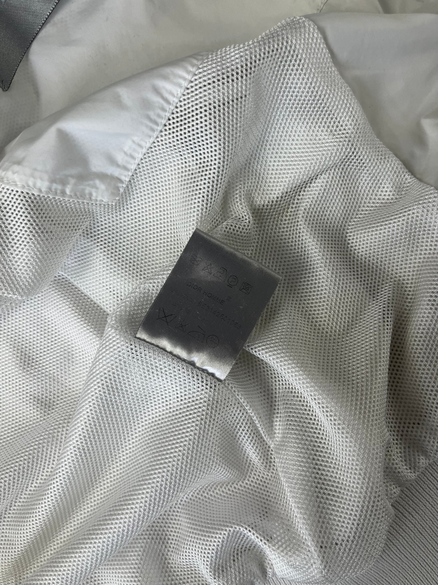 Dior Homme White Bomber Motor Jacket SS 2009 - M