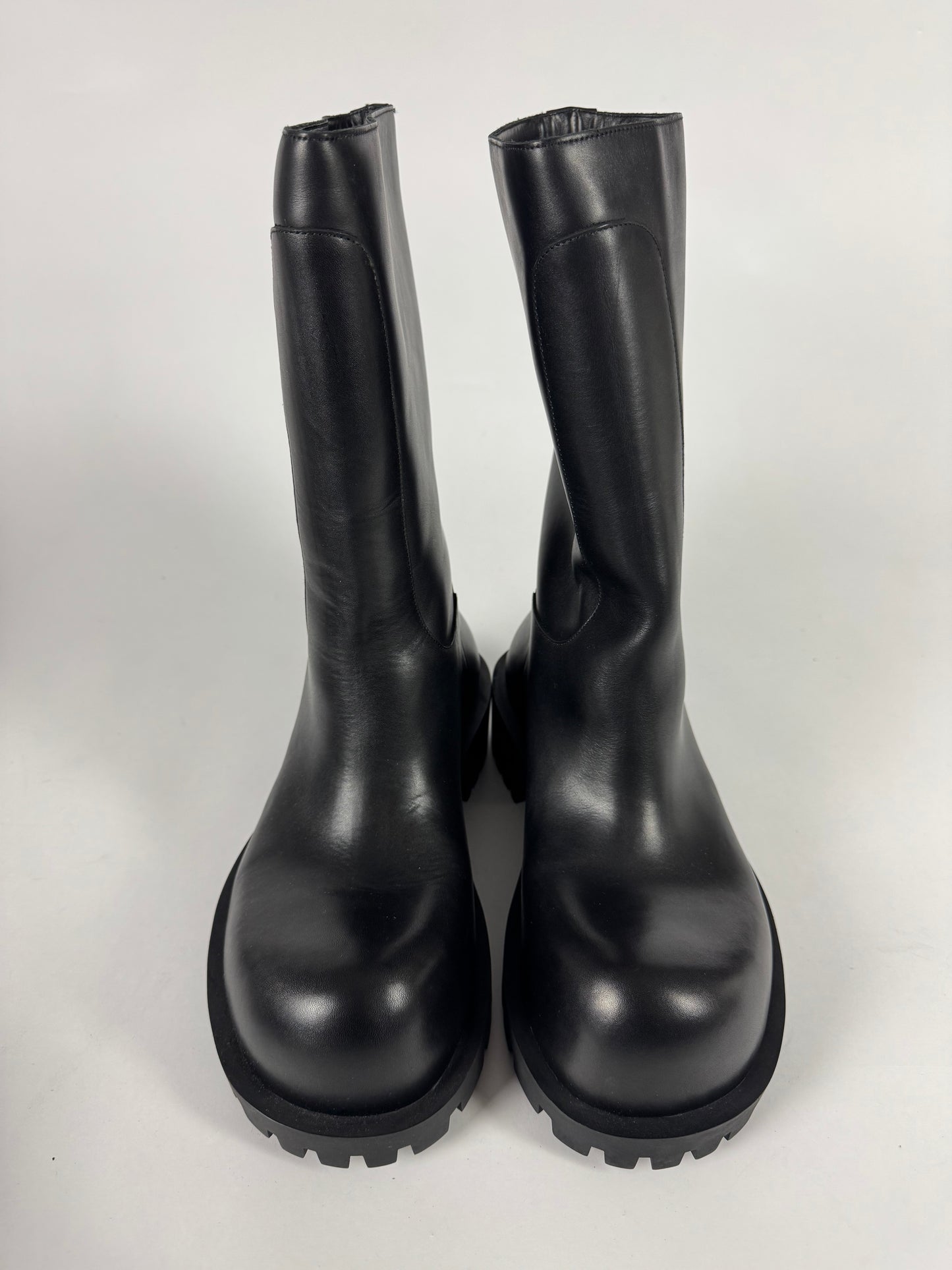 Balenciaga Military Hummer Tall Leather Boots FW 2022 - 44 EU