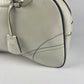 Prada White Leather Bowling Bag FW 2000 - OS