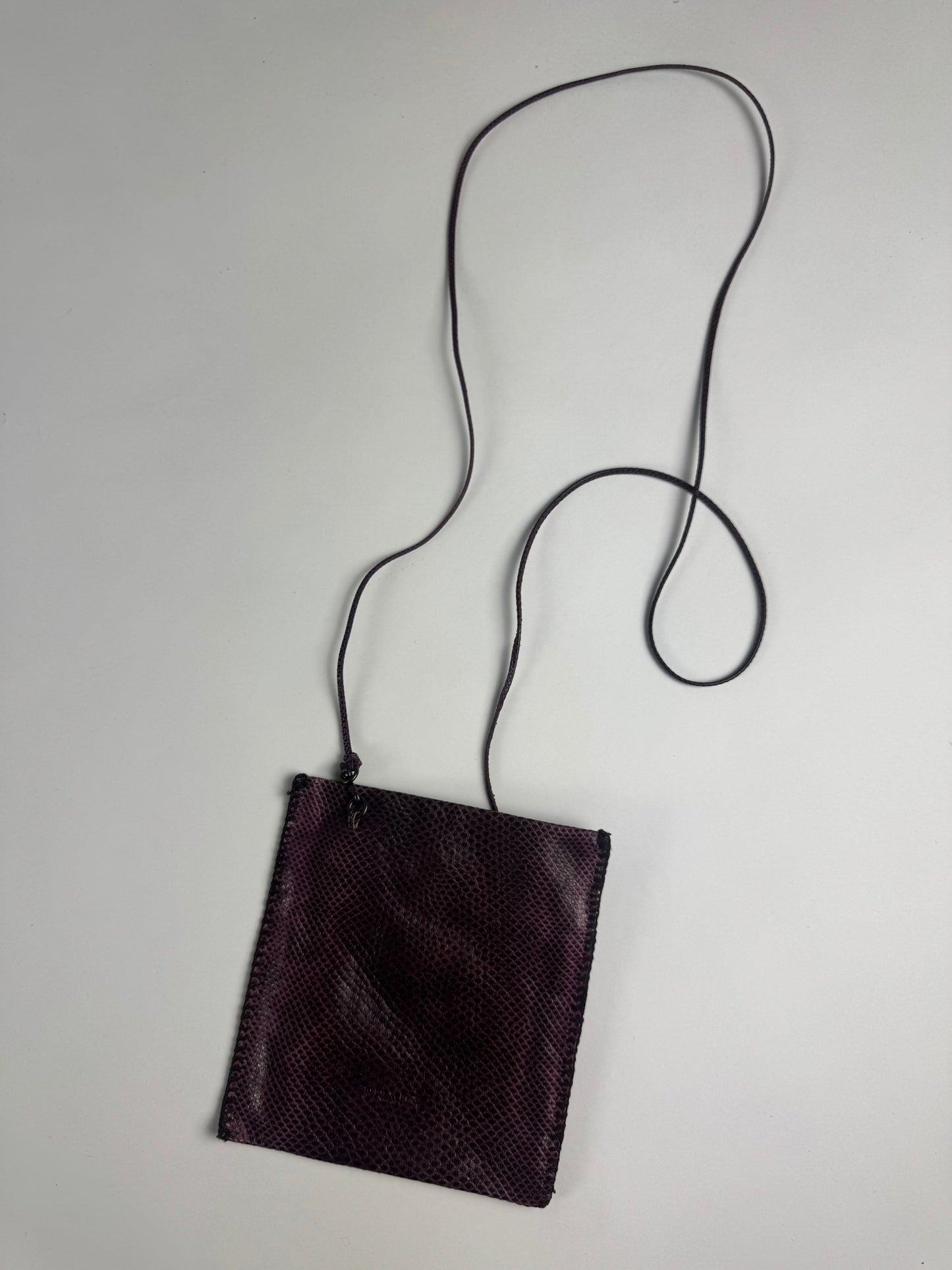 Prada Snakeskin Leather Small Pouch Pocket Bag 2000s - OS