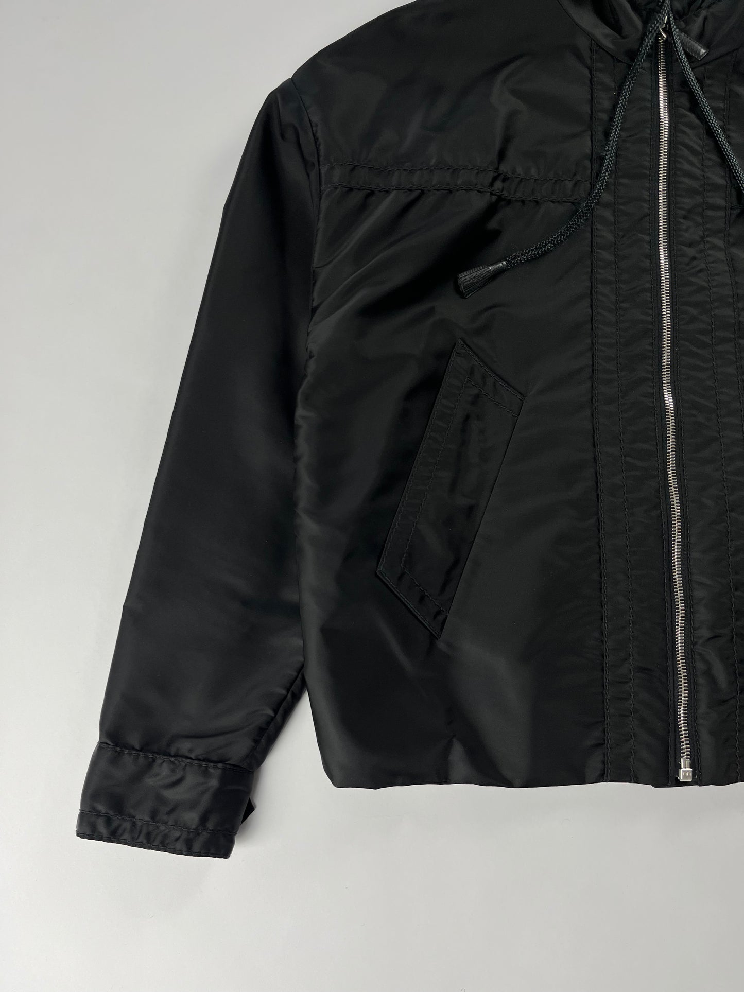 Prada Nocturne Nylon Zip Jacket  FW 2014 - S