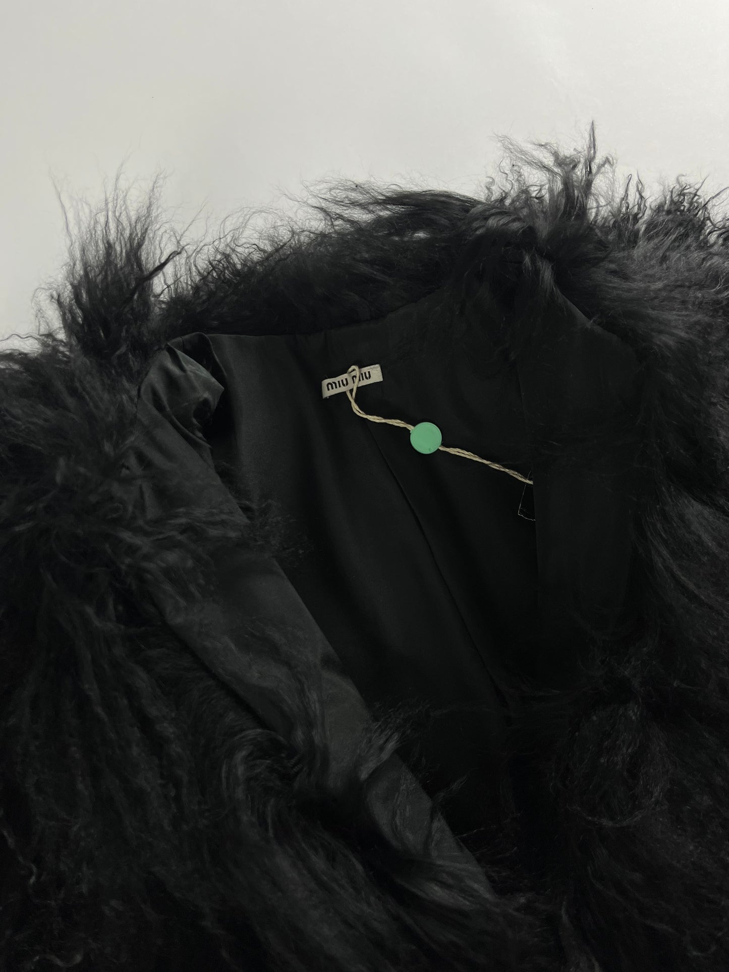 Miu Miu Fur Sheep Fur Couture Blouse Jacket FW 2011 - M