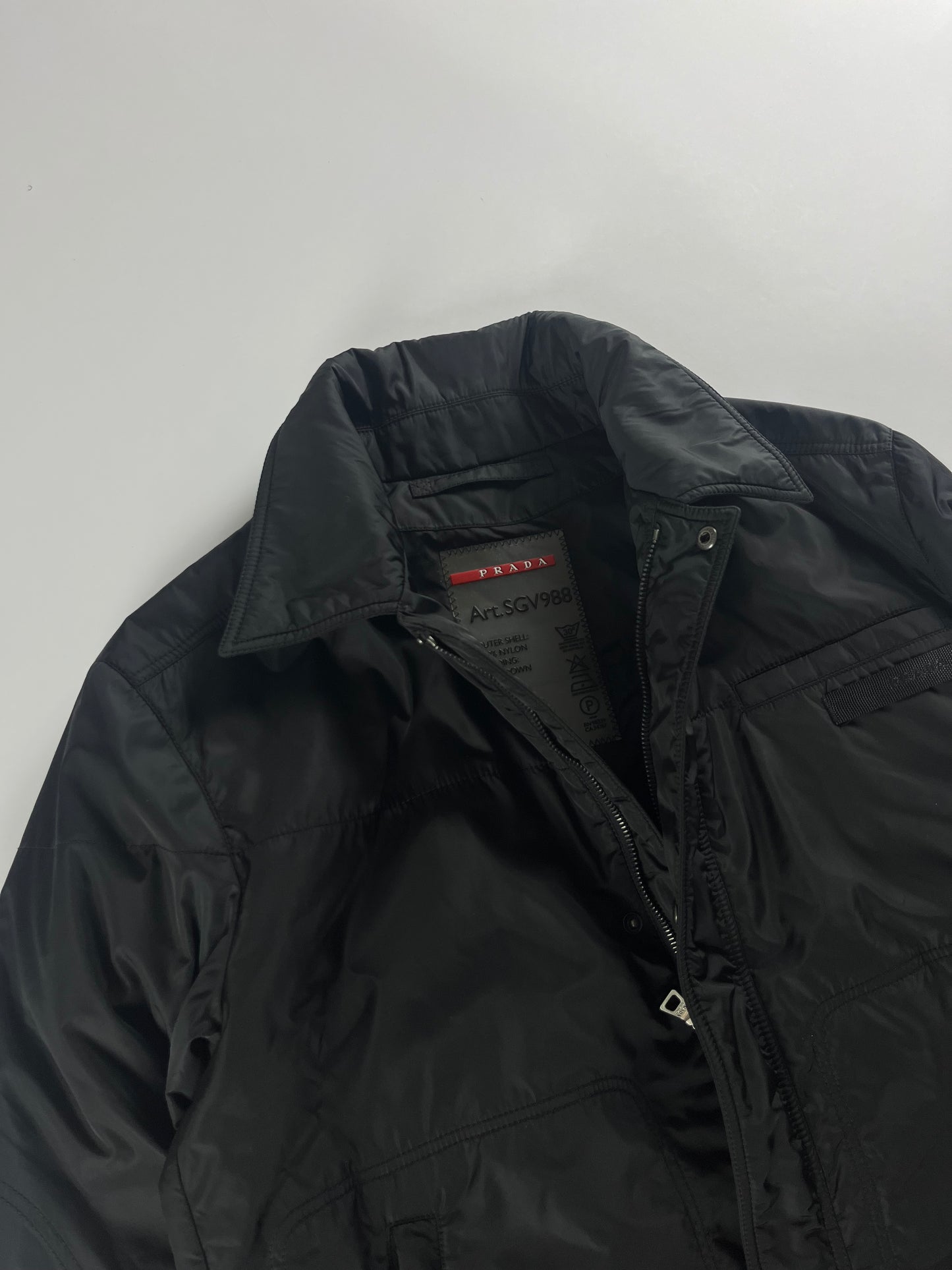 Prada Black Work Nylon Jacket FW 2008 - M