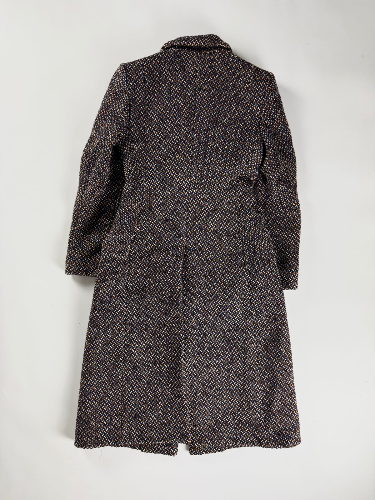 Prada Tweed Tailored Long Coat FW 2000 - XS