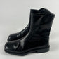 Prada Black Leather Square Toe High Boots FW 1999 - 9 IT/44 EU