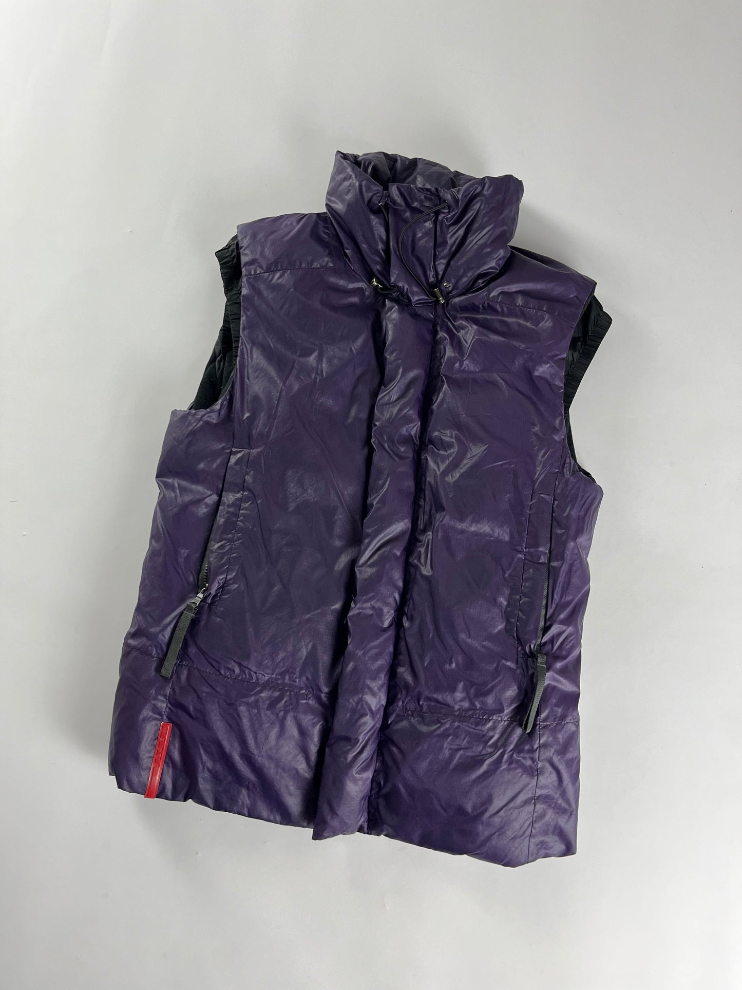 Prada Linea Rossa Purple Astro Down Vest 2000s - M