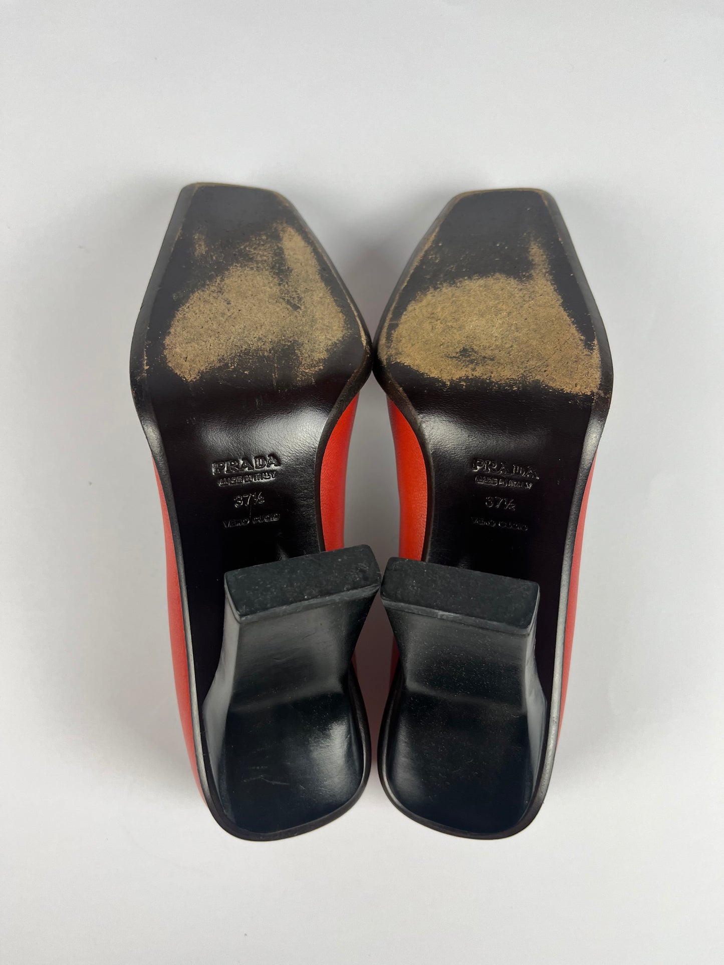 Prada Leather Heels FW 1999 - 37,5 IT/ 38,5 EU