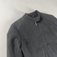 Louis Vuitton Dark Grey Cotton Stitch Details Rider Jacket 2000s - XS