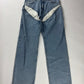 Y/Project Evergreen Cut Out Detail Blue Denim Jeans FW 2023 - 34 US