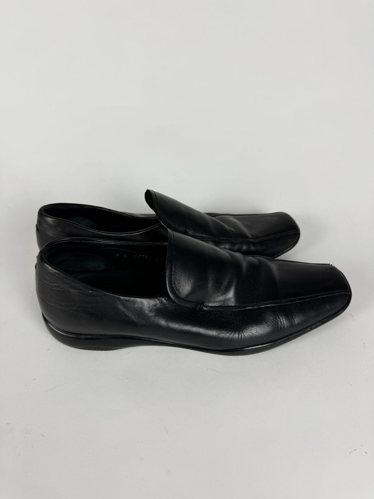 Prada Leather Square Toe Loafers FW 1999 - 45 EU