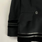 Gucci Leather Trim Wool Peacoat FW 2005 - S