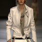 Dior Homme "Follow Me" Sand Belted Zipped Jacket SS 2003 - L